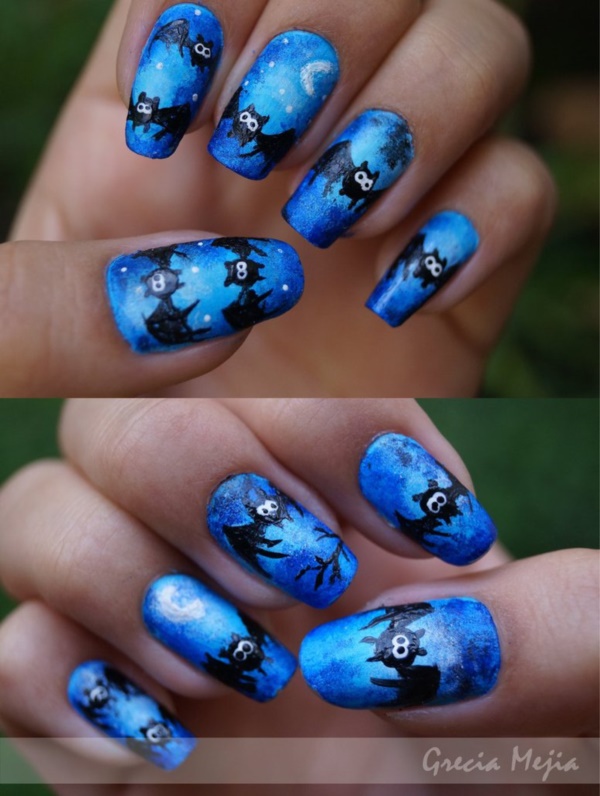 40 Scary Halloween Nails Art and Polish Designs ...