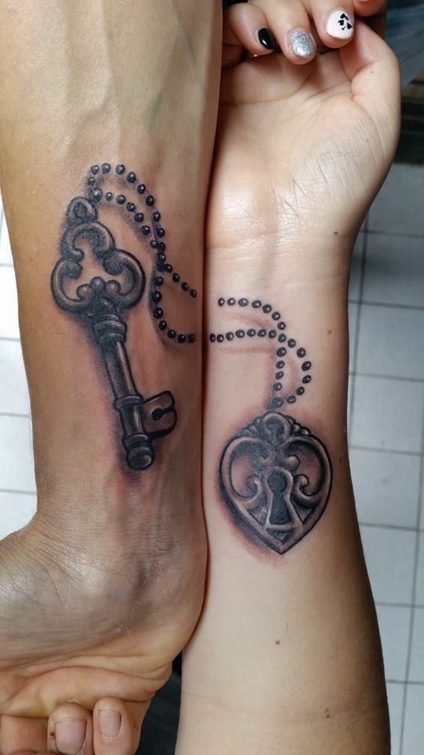 40 Unique and Matching Couple Tattoo Designs - Fashiondioxide